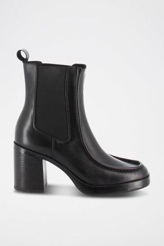 Botines Chelsea de piel Authentique - Negro