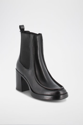 Botines Chelsea de piel Authentique - Negro