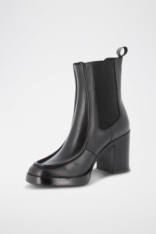 Botines Chelsea de piel Authentique - Negro
