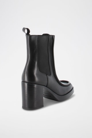 Botines Chelsea de piel Authentique - Negro