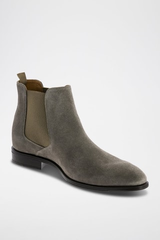 Botines Chelsea de nobuk Volcanic - Gris oscuro
