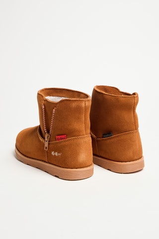 Botines de nobuk forrados Veron - Camel