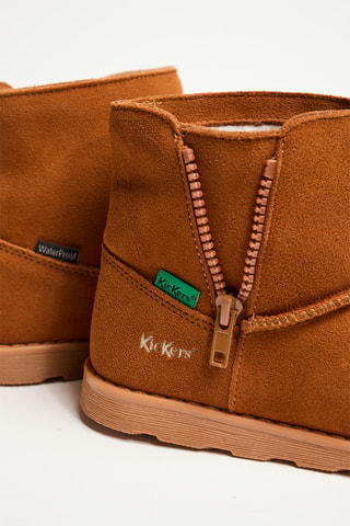Botines de nobuk forrados Veron - Camel