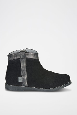Botines de nobuk Nolwenn - Negro