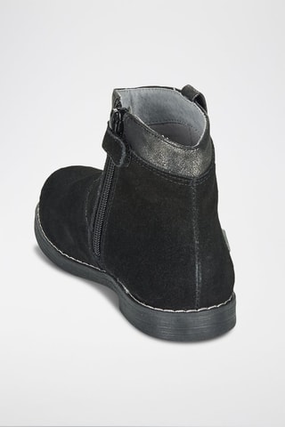 Botines de nobuk Nolwenn - Negro