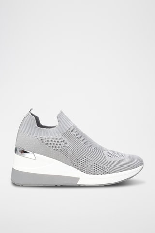 Slip-on de cuña Veron - Gris claro