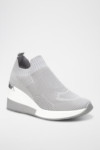 Slip-on de cuña Veron - Gris claro