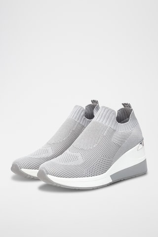 Slip-on de cuña Veron - Gris claro