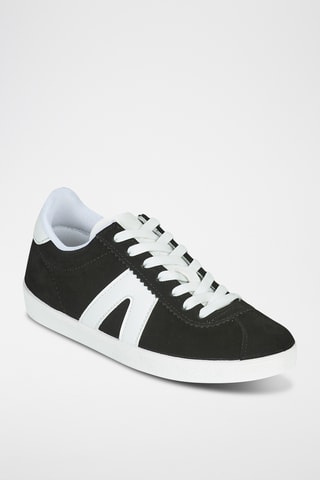 Zapatillas de piel André - Negro