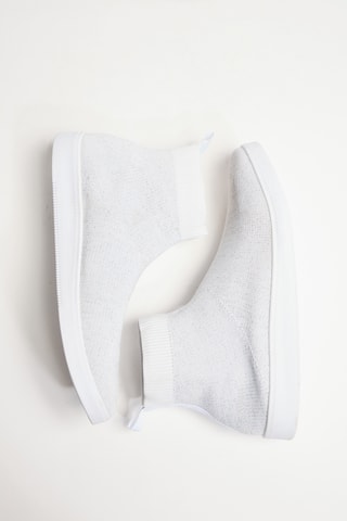 Zapatillas estilo calcetín Veron - Blanco