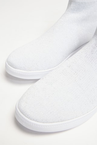 Zapatillas estilo calcetín Veron - Blanco