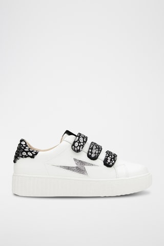 Zapatillas con plataforma Daisy - Blanco