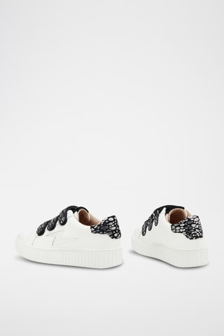 Zapatillas con plataforma Daisy - Blanco