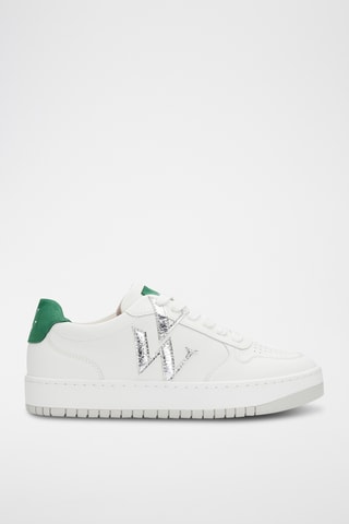 Zapatillas con plataforma Calie - Blanco
