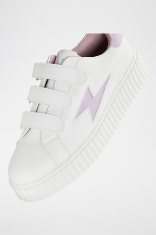 Zapatillas con plataforma Aleïna - Blanco