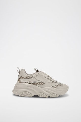 Zapatillas con plataforma - Gris claro