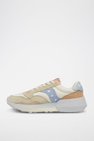Zapatillas de nobuk Jazz Nxt - Beige y celeste