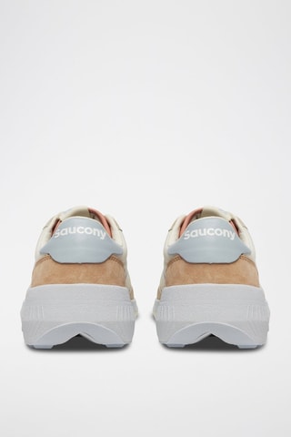 Zapatillas de nobuk Jazz Nxt - Beige y celeste