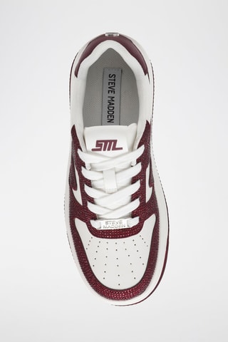 Zapatillas con plataforma Dynamo-R - Blanco y burdeos