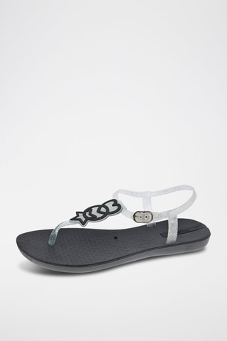 Sandalias - Negro y blanco