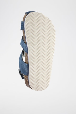 Sandales en jean - Bleu