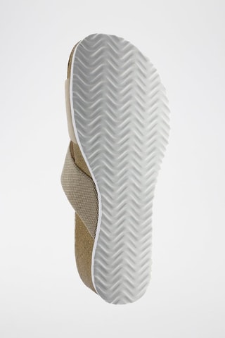 Mules compensées - Beige