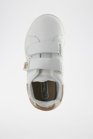 Zapatillas - Blanco y dorado