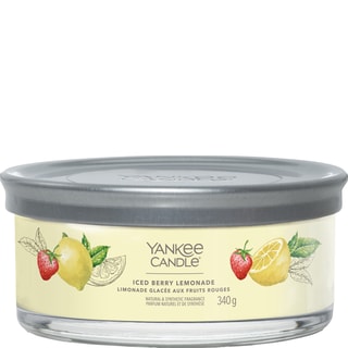 Vela con 5 mechas - Limonada con frutos rojos - Mediano - 340 g
