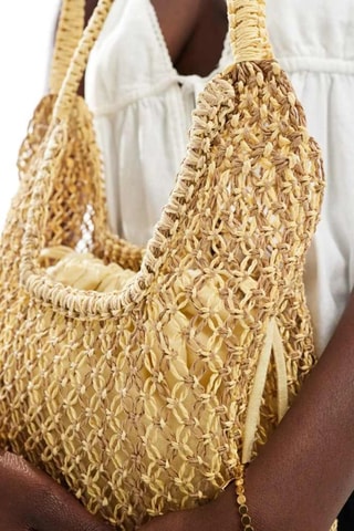 Sac porté épaule - Beige