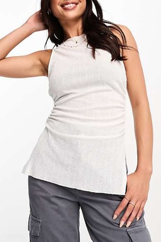 Pantalon casual - Blanc