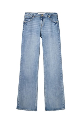 Jean bootcut taille basse - Bleu cobalt