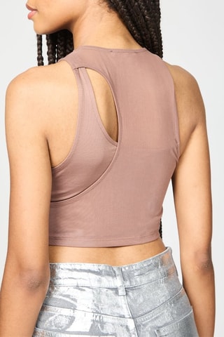 Crop top - Marron