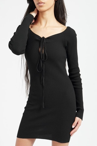 Robe pull Noir