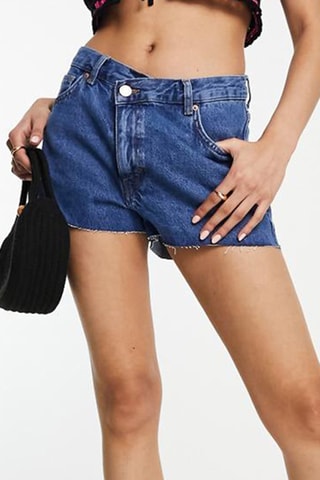 Short en jean - Bleu
