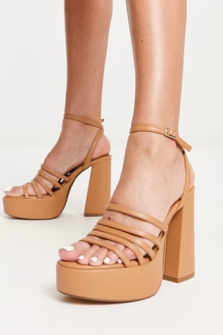 Sandales plateformes - Beige
