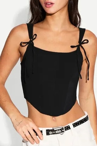 Crop top - Noir