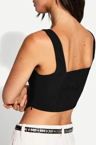 Crop top - Noir
