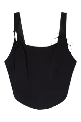 Crop top - Noir