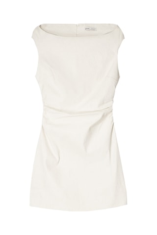 Robe courte sans manches - Blanc