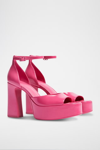 Platform Sandalen - Roze