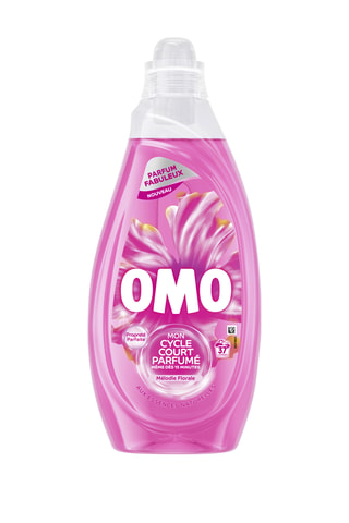 4 x Lessive liquide parfumé Muguet Rose Omo -  37 lavages