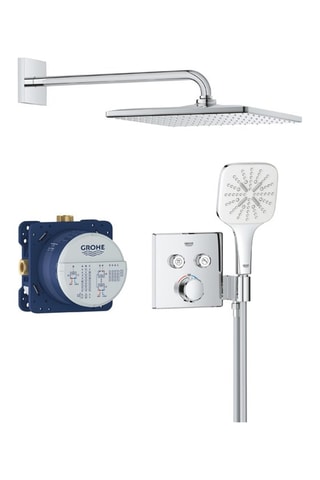 Set doccia a incasso Precision Smartcontrol - 4 getti - Testa quadrata 31 x 31 cm
