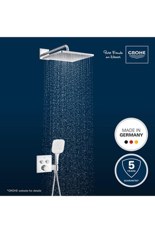 Set doccia a incasso Precision Smartcontrol - 4 getti - Testa quadrata 31 x 31 cm