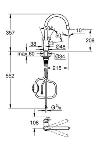 Miscelatore lavello Start Loop
