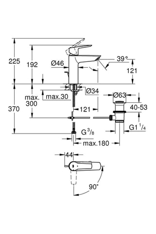 Miscelatore lavabo