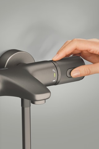 Termostatico bagno/doccia QuickFix Hard Graphite Spazzolato - Grigio scuro