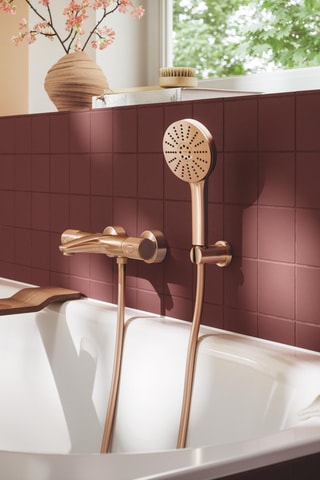 Termostatico bagno/doccia QuickFix Warm Sunset Spazzolato - 313 x 173 mm