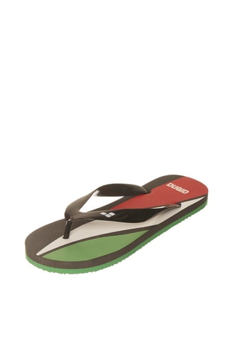 Slippers Flip  Zwart, rood en groen 