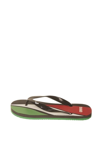 Slippers Flip  Zwart, rood en groen 