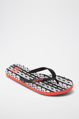 Slippers Prints 500 - Zwart 